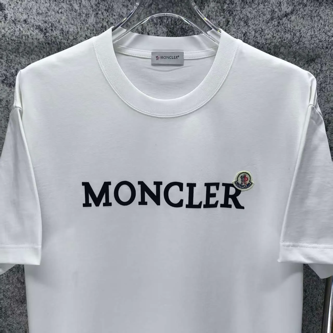 MONCLE* 2026 New Arrival logo t Same Style Size S M L XL XXL Black White